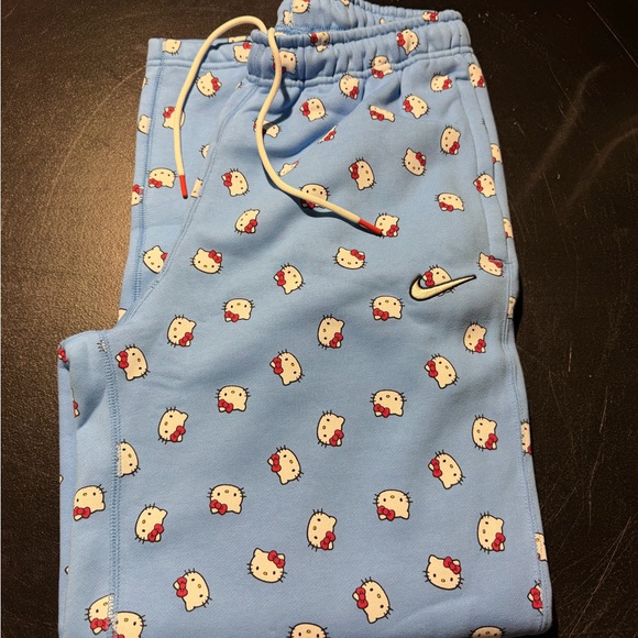 Nike Pants - Nike Blue Hello Kitty Joggers XS